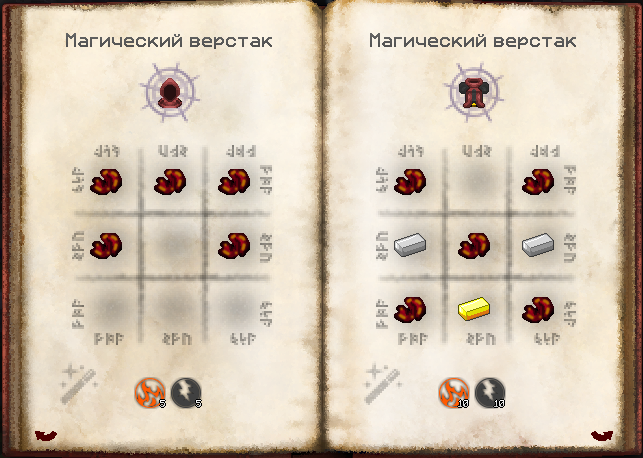 Файл:крафт брони Багрового Мага - капюшон и нагрудник.png